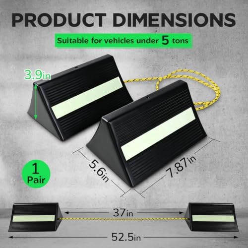 ROBLOCK Wheel Chocks Glow in The Dark - Image 3