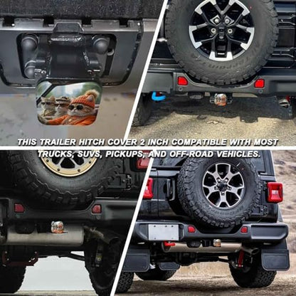Rich Cats Tow Hitch Covers Heavy Duty Rubber Trailer Hitch Cover 2" Receiver - Image 5