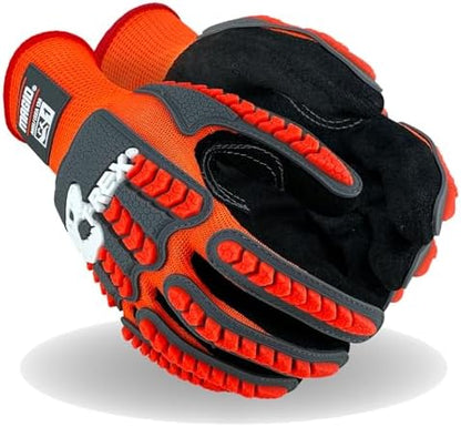 MAGID T-REX TRX400 Impact Gloves, Sandy Nitrile, 24 Pairs by MagidGloveSafety