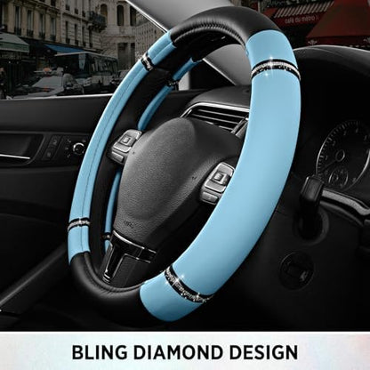 Road Comfort Leather Steering Wheel Cover – Premium Anti-Slip Car Steering - Image 6