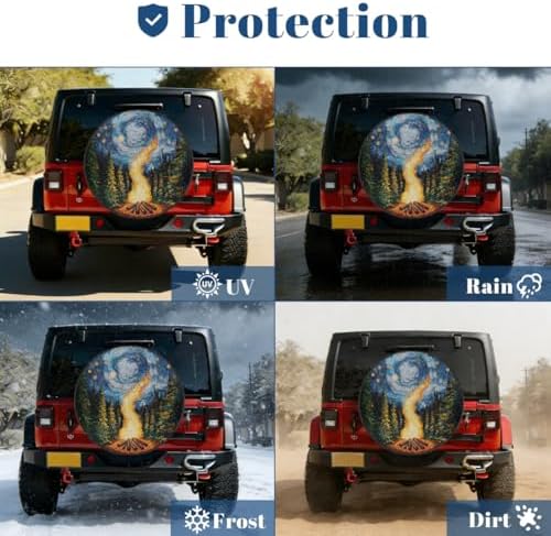 Forest Spare Tire Cover Waterproof Dust-Proof Spare Wheel Covers - Image 7