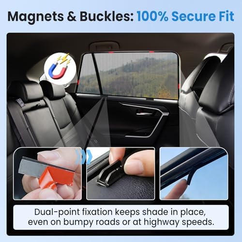 KUST Car Window Shades for 2017-2022 Honda CR-V CRV Accessories, Breathable - Image 6