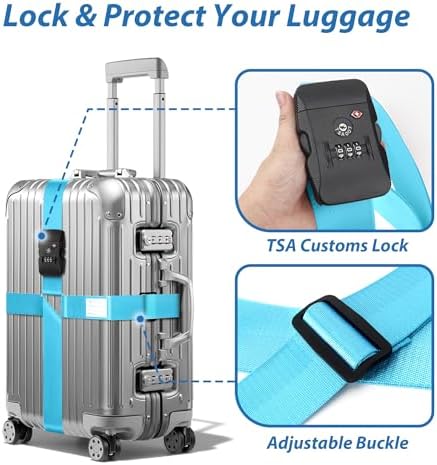 TSA Approved Luggage Straps - Image 4