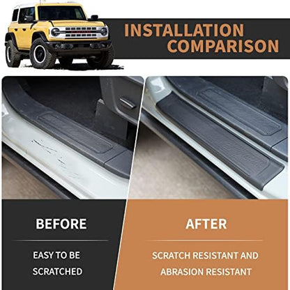 Door Sill Guards for Ford Bronco 2021-2026 Accessories 4 Doors - Image 3