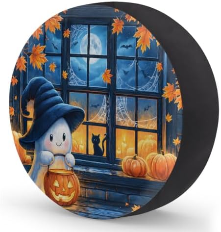 Halloween Spare Tire Cover Waterproof Dust-Proof Spare Wheel Covers - Image 2