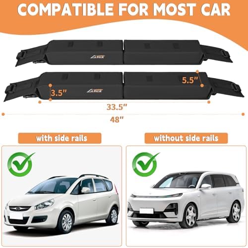 Universal Soft Roof Rack Pads for Kayak SUP Surfboard Snowboard - Image 6