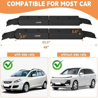 Universal Soft Roof Rack Pads for Kayak SUP Surfboard Snowboard - Image 6