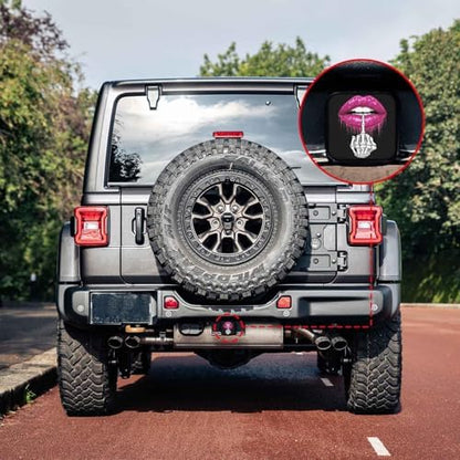 2 Inch Skeleton Hand Sexy Lips Trailer Hitch Cover Rubber Receiver Tube Plug Cap - Image 6