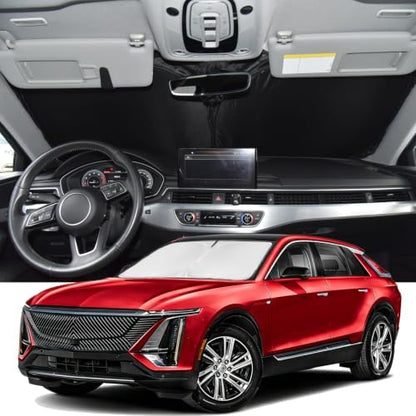 Windshield Sunshade for Cadillac Lyriq 2023-2026 Sun Shade by ZOIBVCARSUNSHADE