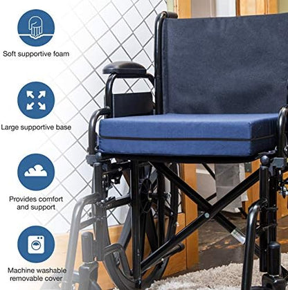 DMI Seat and Chair Cushion for Office Chairs, Wheelchairs, Kitchen Chairs or - Image 2