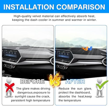 Autorder Dashboard Cover Mat for 2024 2025 2026 Chevy/Chevrolet Trax - Image 3