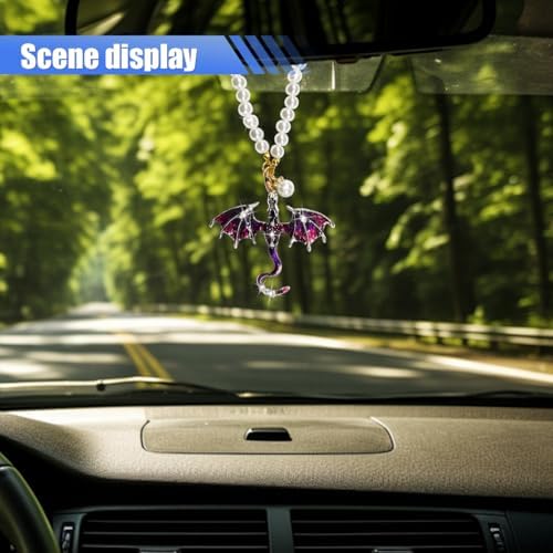 Bling Dragon Car Rear View Mirror Charm - Image 4