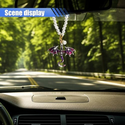 Bling Dragon Car Rear View Mirror Charm - Image 4