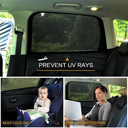 2 Pack Car Window Rear Side Mesh Screen 20"x43" Medium - Image 5