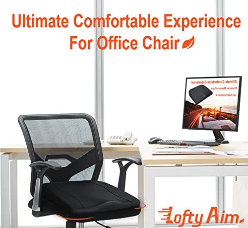 Lofty Aim Car Seat Cushion, Memory Foam Car Seat Cushions - Image 5