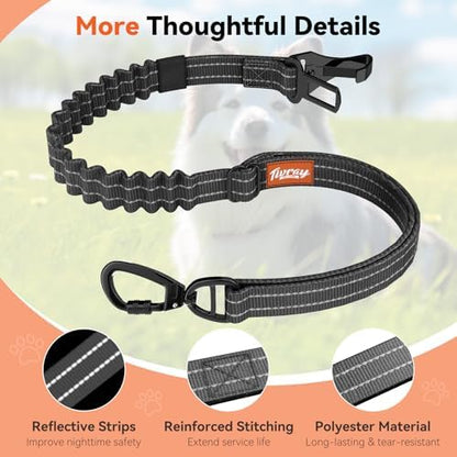 2Pcs Dog Seat Belt, Dog Car Seat Belt Bungee - Image 6