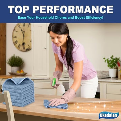 Ekedalen Microfiber Cleaning Cloth Lint Free Glass Polish - Image 5