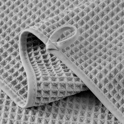 Microfiber Waffle Hand Towels, 4 Pieces, Fast Drying, Lint Free 430 GSM - Image 3