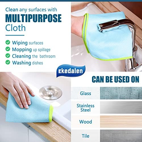 Ekedalen Microfiber Cleaning Cloth Lint Free Glass Polish - Image 4