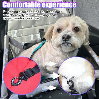Pet Car Seat, Waterproof Oxford Dog Car Booster Seats - Image 5