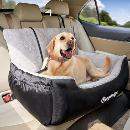 BurgeonNest Dog Car Seat for Small Dogs & Cats Under 55 lbs - Image 2