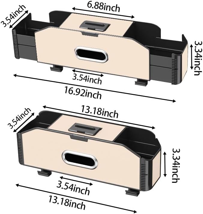 Back Seat Car Organizer, 5 in 1 Multifunctional Car Back Seat Storage Box - Image 5