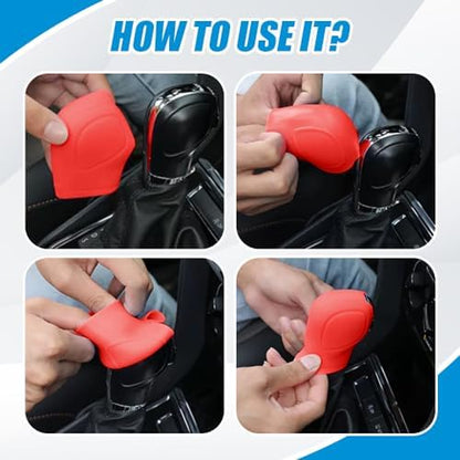 Car Gear Shift Knob Cover, Gear Shift Knob Cover Car Protect Accessories - Image 5