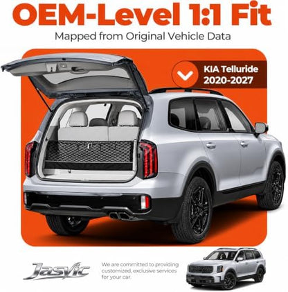 3-Layer Cargo Net for Kia Telluride 2020-2027, Zoned Storage Trunk Net - Image 3