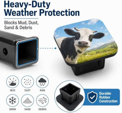 Trailer Hitch Covers Funny Cow Heavy Duty 2 Inch Hitch Cover - Image 6