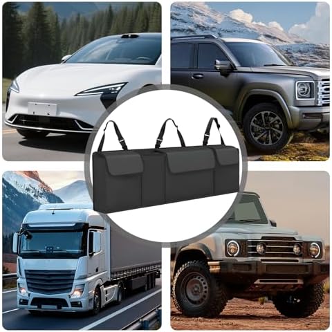 Car Trunk Organizer, Backseat Hanging Large Storage - Image 7