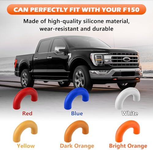 Tow Hooks Covers for F150 2004-2026/Bronco/Tundra Bright Orange - Image 3