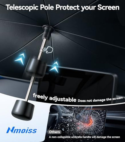 2026 Upgraded Nmoiss True Dual Layer Air Cool Windshield Sun Shade Umbrella - Image 6