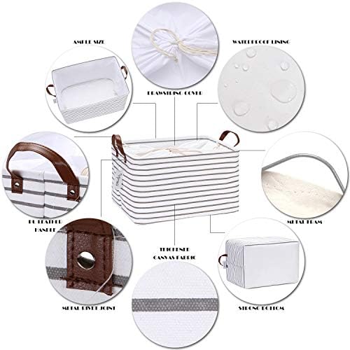 Hinwo 31L Large Canvas Storage Bin - Image 4