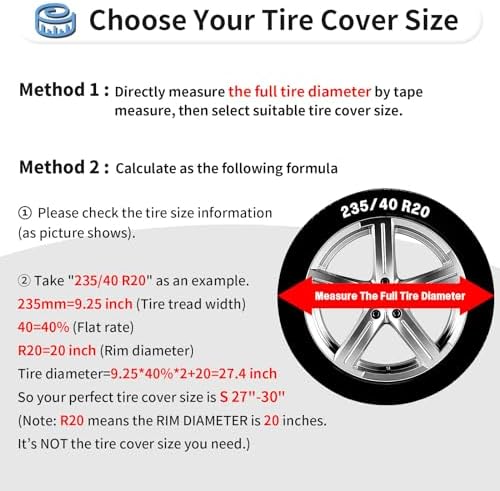 OutdoorLines Waterproof RV Tire Covers Dual Axle Cover - Image 5