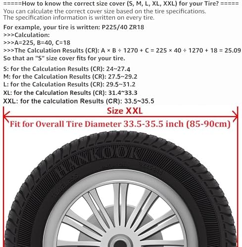 Faux Leather Spare Tire Cover - Image 2