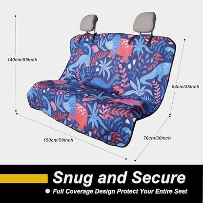 Back Seat Cover for Car Trucks Van SUV Jeep, Waterproof Rear Bench Towel Seat - Image 4