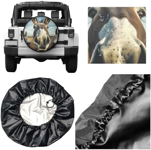 Funny Donkey Spare Tire Cover Wheel Protectors Waterproof Wheel Covers - Image 2