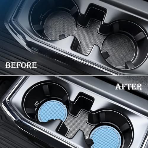 2PCS Bling Cup Holder Coaster, 2.75 Inch Auto Car Cup Holder Insert Coasters - Image 7