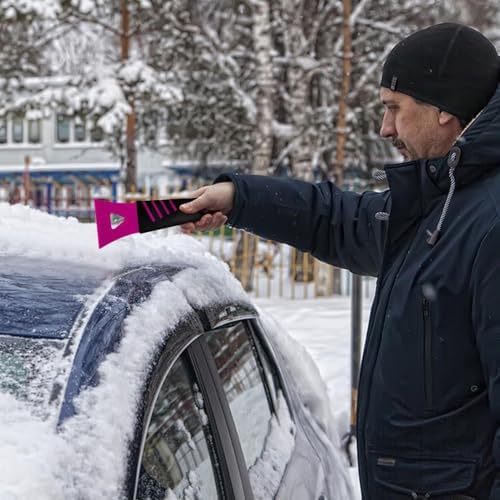 Mini Ice Scrapers for Car Windshield Plastic Frost Ice Snow Removal Tool Bulk - Image 3