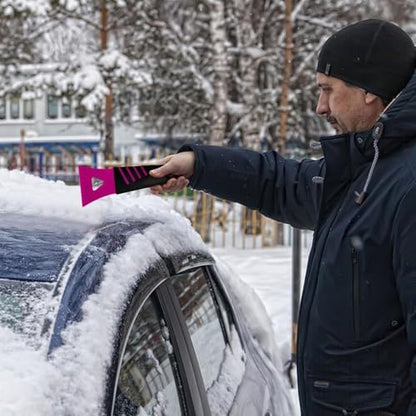 Mini Ice Scrapers for Car Windshield Plastic Frost Ice Snow Removal Tool Bulk - Image 3