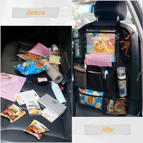 Osilly Car Seat Back Organizer, 2 Pack Backseat Storage Bag - Image 5