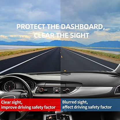 Dashboard Dash Mat Cover Leather Dashboard Pad Sun Protection Anti-Vertigo Mat - Image 3