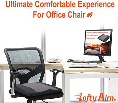 Lofty Aim Car Seat Cushion, Memory Foam Car Seat Cushions - Image 4