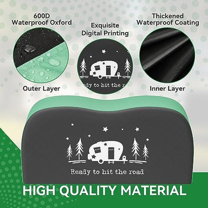 RV Tire Covers, Dual Axle Tire Covers 2 Pack, Fit 30"-33" Dia Tire - Image 4