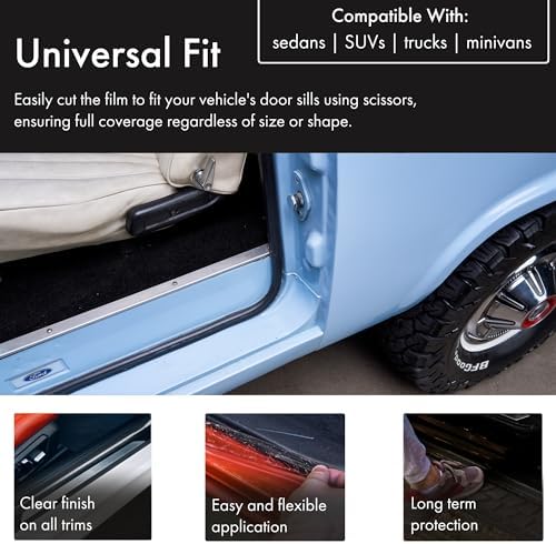 XPEL Clear Universal Door Sill Guard Protection Film, PPF Kit - Image 6