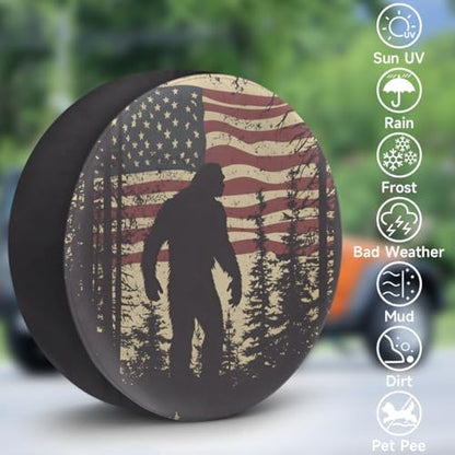 Bigfoot Spare Tire Cover Waterproof Dust-Proof Spare Wheel Covers - Image 3