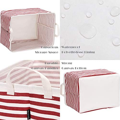 Sea Team Large Rectangle Open-Top Canvas Storage Basket - Image 5