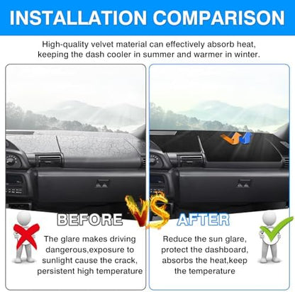 Autorder Dashboard Cover Mat for 1993 1994 1995 1996 Chevrolet Camaro - Image 3