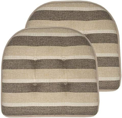 Sweet Home Collection Chair Cushion Memory Foam Pads Tufted Slip Non Skid by SweetHomeCollection