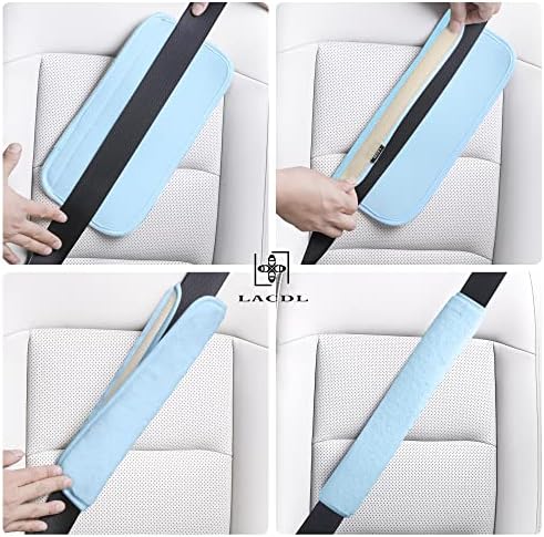 LACDL Extra Long Seatbelt Cover Super Soft Furry - Image 5